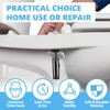 2 Pcs Universal Toilet Seat Bolts and Screws, Quick Release