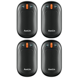 4 Pack Hand Warmers Rechargeable, 4 Pack 2000mAh Electric Hand Warmers Reusable, 12Hrs Long Heating, Portable Pocket Handwarmer Great Gift for Outdoors, Hunting, Golf, Camping