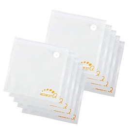 Food Storage Vacuum Pack Vacuum Q Exclusive Sealed Pack Medium Pack of 10 76018 