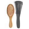 Duo Cepillo Desenrredante Definicion Risos Cabello + Cepillo Bambú 100%