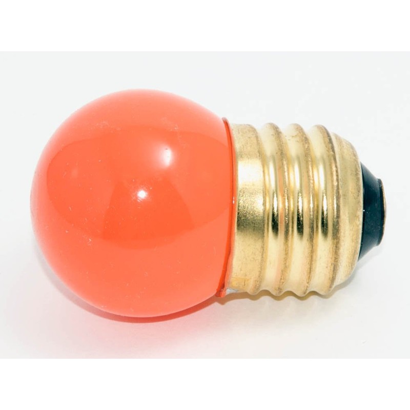 Bulbrite 7.5W 130V S11 Orange Sign E26 Base