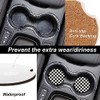 NUGGHU Absorbent Car Cupholder Coaster 2 Pack, Cute Car Coasters