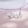 Octopus Earrings Sterling Silver Octopus Leverback Earrings Octopus Jewelry for