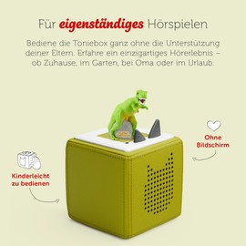 Tonies KLE!NE Experts Meet Dinosaurs Audio Figure for Toniebox, Audio Play with Exciting Knowledge for Children from 3 Years, Playing Time Approx. 57 Minutes