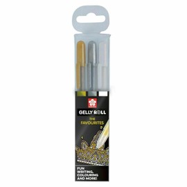 JustArtsCrafts Gely Roll The Favorites, Set Of 3 Pens
