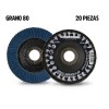 Disco Laminado Sudarshan G80 4-1/2 Paquete 20 Piezas