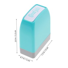 OHPHCALL 8pcs Colorful Teacher Stamps Set for Grading Creative Feedback Student Motivation Safe Materials Unique Designs for Classroom Homeschool Activities