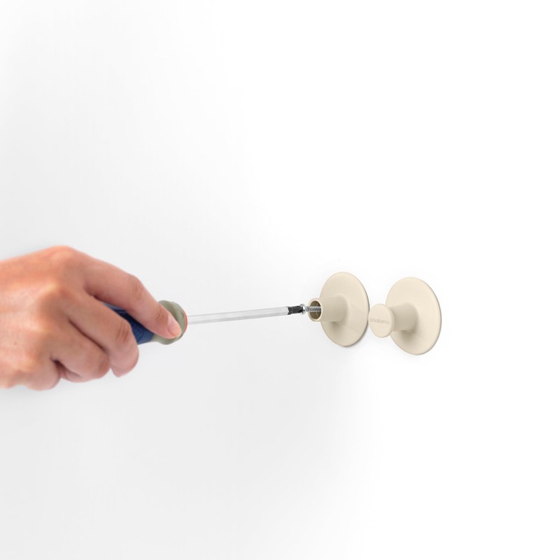 Brabantia - ReNew Handtuchhaken - Ideal für Bad, Toilette oder