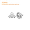 sourcing map Flanged Button Head Socket Cap Screws,50 Pcs M4x4mm