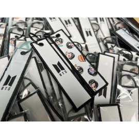 BTS Keychain, BTS Army, KPOP Jet Tag keyring