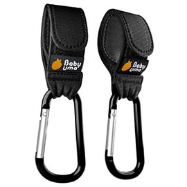 Baby Uma Pram Hook for nappy Changing Bags - Pram Bag Hook, Pram Hanger, Carabiner Hook for Handbags, Universal Fit, Pack of 2