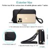 Peacocktion Crossbody Bags for Women Travel RFID Wristlet Wallets Vegan