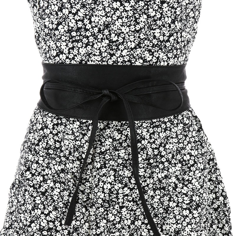 Fashiongen Women's Waist Belt Wide Obi Belt MICA (Ceinture Mica)