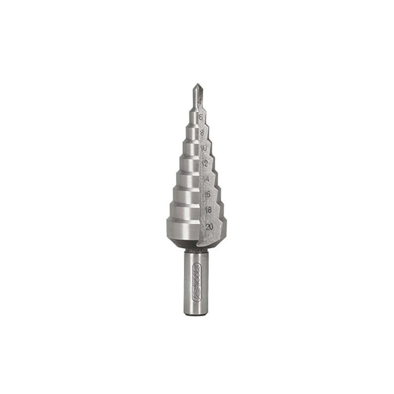 KS Tools 330.2211 HSS Step Drill for 4 to 12