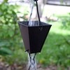 Nutshell Stores Tapered Square Cups Rain Chain - Black -