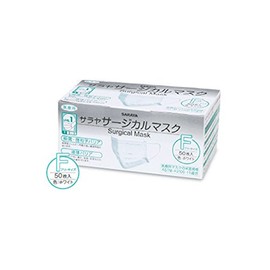 Saraya Surgical Mask, One Size Fits Most, 50 Sheets x 3 Box Set, White