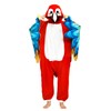 ABPTBAZ Unisex Adult Diamond Parrot Onesie One Piece Pajamas Animal