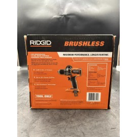 RIDGID 18V Brushless Cordless 1/2 in. High Torque Hammer Drill/Driver (Tool Only)