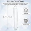 Large Crystal Wall, Swiss Opal Crystal Points Tower Wall Hexagon
