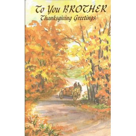 To You Brother thanksgiving Greetings (TUR)