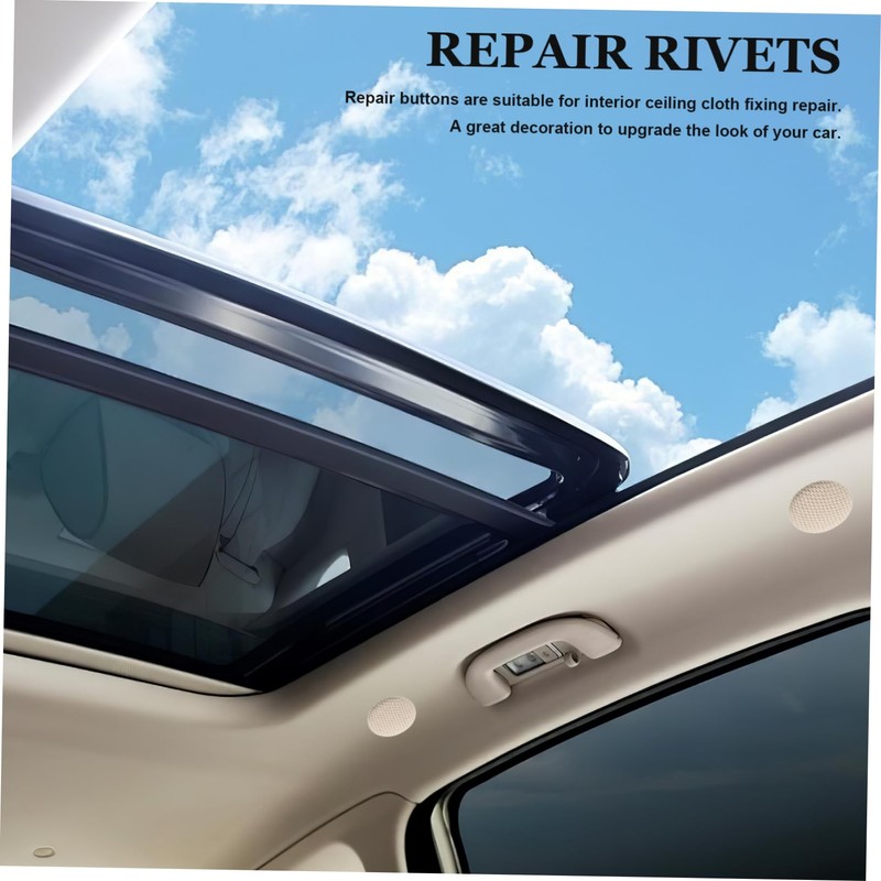 Mobestech Car Headliner Repair Kit 30pcs Car Roof Lining Repair