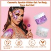 Boko 50ML Body Glitter Gel, Sparkle Mermaid Chunky Glitter Gel