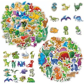 GDFHBD 100 Cute Cartoon Animal Stickers, Creative Cute Stickers, Waterproof Stickers, Children'S Reward Stickers.