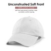 Womens Satin Lined Unstructured Baseball Cap Unisex Silk Lining Washed