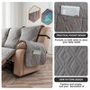 Genina Waterproof Couch Cover for Reclining Couch 3 Seater Non-Slip,
