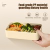 LANSKYWARE 3 Layer Japanese Lunch Box with Chopsticks, Microwave Safe