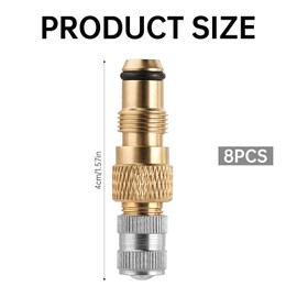 8 Pcs Tractor Air Liquid Valves Tractor Valve Stem Brass Tire Valve Brass Valve Stem Set Stems Replacement Valve Stem