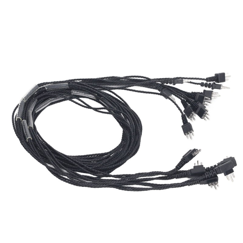 5pcs Sound Aid Adapter Cable Recevier Cable Hearing Device Accessories