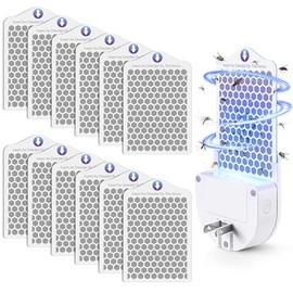Qualirey 12 Pack Flying Insect Trap Refill Compatible with LiBa/PIMAG/Onsinn/Fly Trap Indoor, Sticky Glue Cards, Bug Catcher Refills, Glue Boards Refill for Insect Bug Mosquito Gnat Fruit Flies