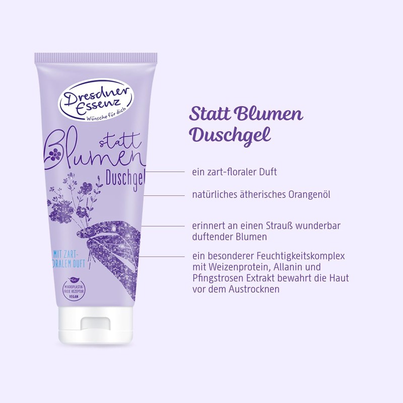 Dresdner Essenz Gift Set Care Set For You Shower Gel