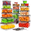 HOMETALL 40 PCS Food Storage Containers with Lids Airtight, 100%