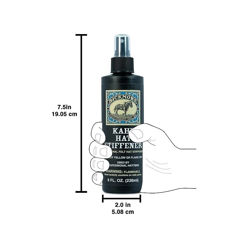 Bickmore Kahl Hat Stiffener - Great for Fabric & Felt