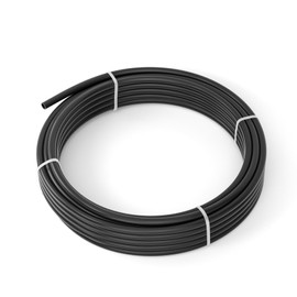 luxdeng 4MM OD Black Polyurethane PU Air Hose Line Air Tube Pipe Hose for Compressed Air Fluid Transfer Tubing 10 Meter/32.8ft