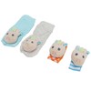 4pcs Baby Rattle Socks Cute Octopus Shape Soft Light Adjustable