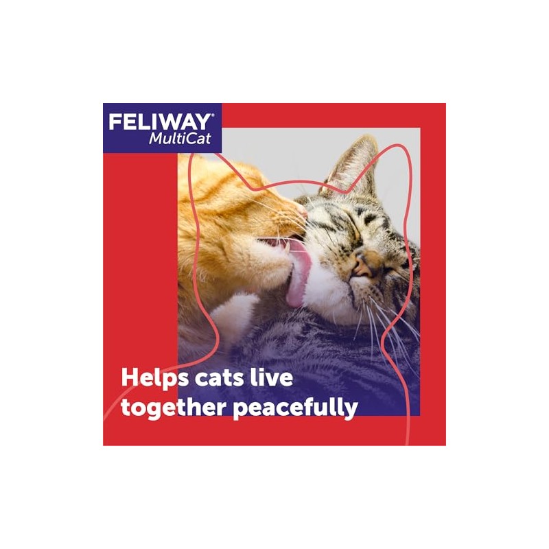 CEVA Animal Health D89410B Feliway MultiCat Starter Kit, 48ml