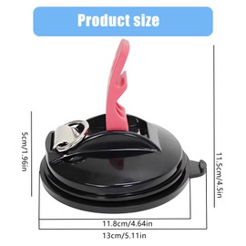 Funmo 4 x Suction Cup Hooks, Suction Cup with 8 S-Hooks, Strong Suction Hooks Suction Cup Set for Camping, Suction Cups, Multifunctional for Camping, Motorhome, Luggage, Tarpaulins, Car Tensioners