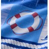 Portfolio Home Regatta Nautical Blue Single Reversible Soft Easy Care