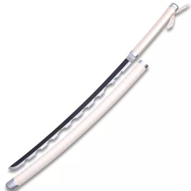 DEMON SLAYER - Inosuke Hashibira Grey Nichirin Wood Sword Katana w/Plastic Scabb