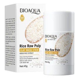 Mascarilla Facial De Arcilla De Arroz En Barra Bioaqua Viaje                                                                                          