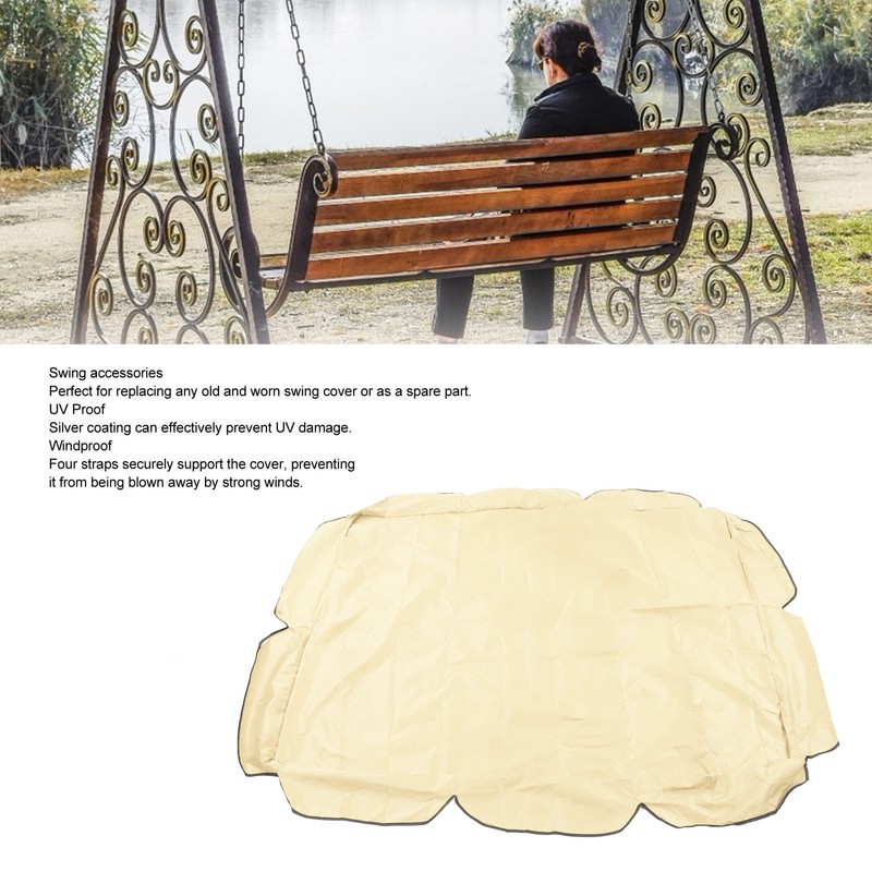 Swing Canopy 210D Silver Coated Oxford Waterproof UV Proof for