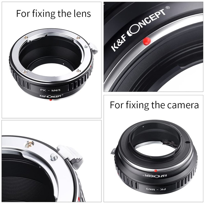 K&F Concept PK to M4/3 Adapter, Lens Mount Adapter for
