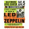 Led Zeppelin 1969 - Concert Poster print (22”x28”)