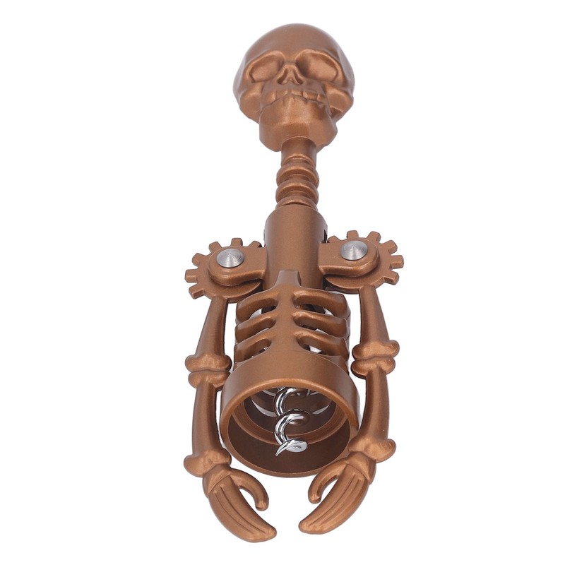 Skull Head Corkscrew Wine Bottle Opener Wine Opener for Birthdays