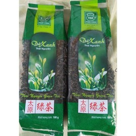 200 grams VIETNAMSESE GREEN TEA Thai Nguyen - Selected from delicious, premium green tea buds from Thai Nguyen Tan Cuong (100gr/pack) (200g Green tea)