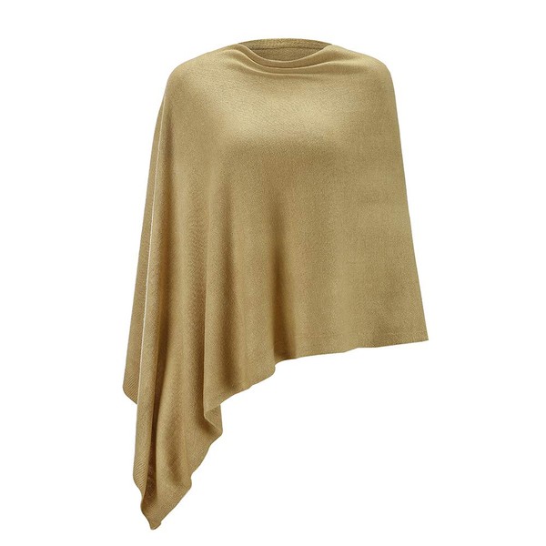 Women Ponchos Sweater Versatile Lightweight Solid Knitted Shawl Wrap Scarf