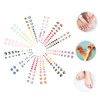Minkissy 12sets Artificial Toe Nail Tips Full Cover Press Toenails